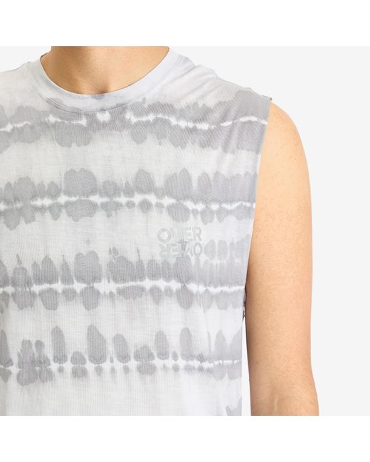 OVER OVER Gray Filagen Easy Sleeveless T-Shirt for men
