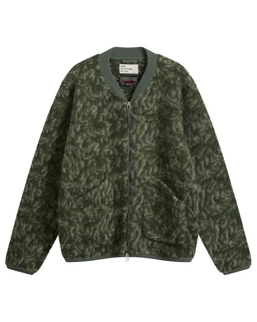 Universal Works Green End. X Snug Bomber Jacket for men