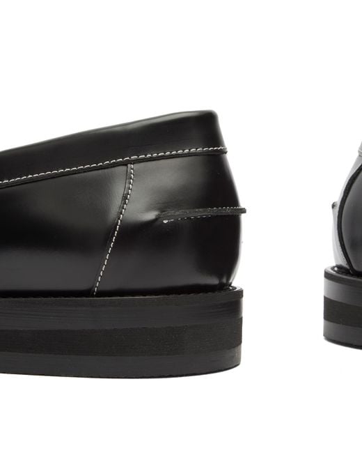 Duke & Dexter Black Wilde Scorpion Penny Loafer for men