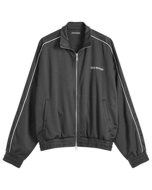 Cole Buxton Black Piped Track Jacket for men