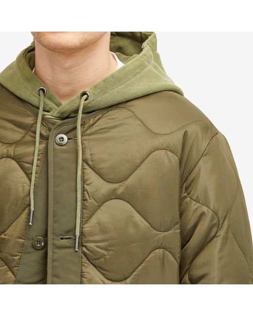 FRIZMWORKS Green M1965 Field Liner Jacket for men