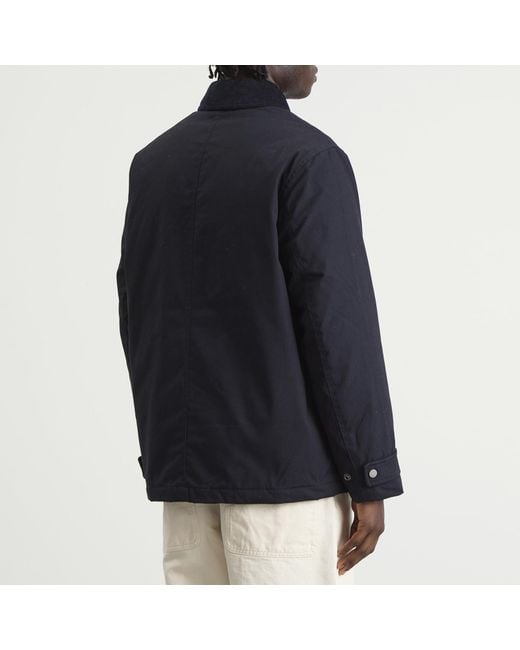 Armor Lux Blue Quilted Work Jacket for men