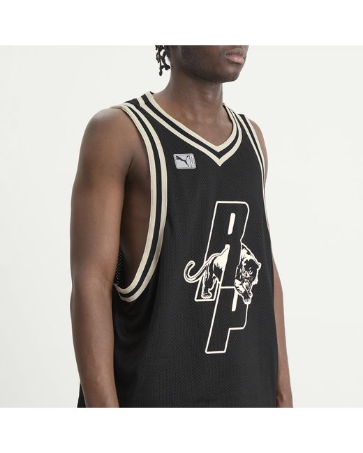 PUMA Black X Represent Graphic Jersey Top for men