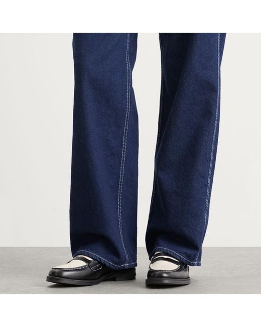Duke & Dexter Black Wilde Penny Loafer