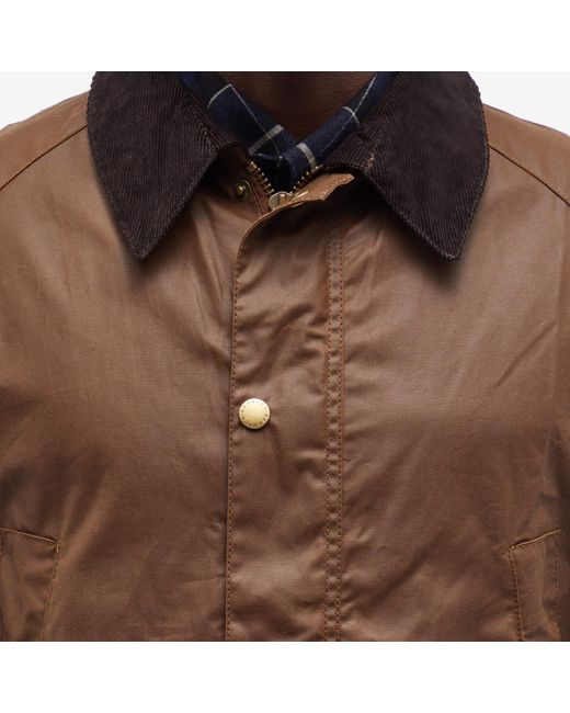 Barbour Brown Ashby Wax Jacket for men