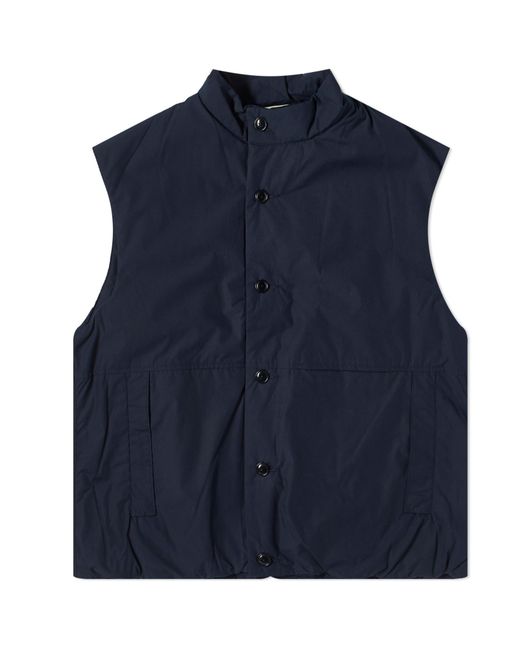 Nanamica Blue Insulation Vest for men