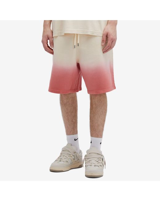 Lanvin Natural Gradient Sweat Shorts for men