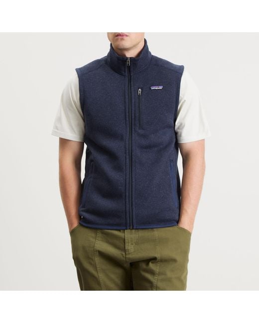 Patagonia Blue Better Sweater Vest for men
