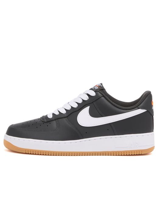 Nike Black Air Force 1 '07 Lv8 Sk8 Sc Sneaker for men