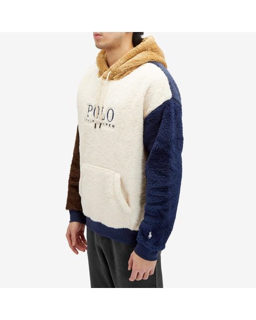 Polo Ralph Lauren Natural High Pile Fleece Hoodie for men