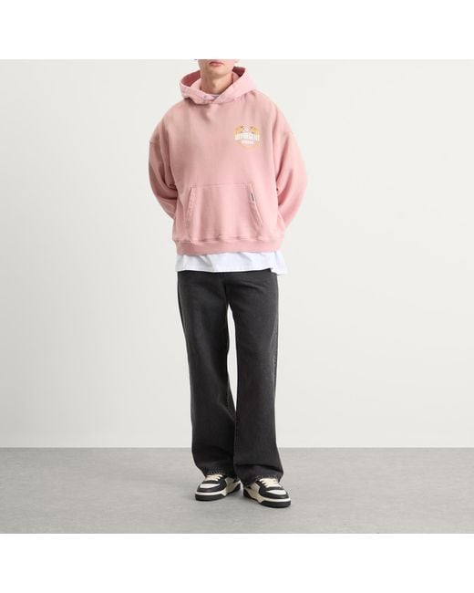 Represent Pink Angel Border Hoodie for men