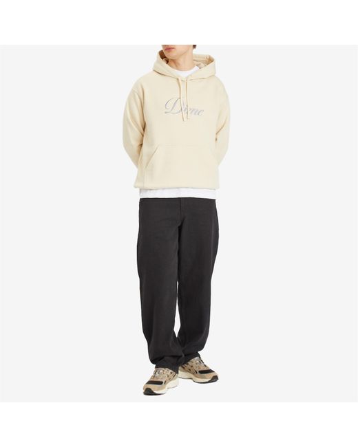 Dime Natural Cursive Logo Hoodie for men