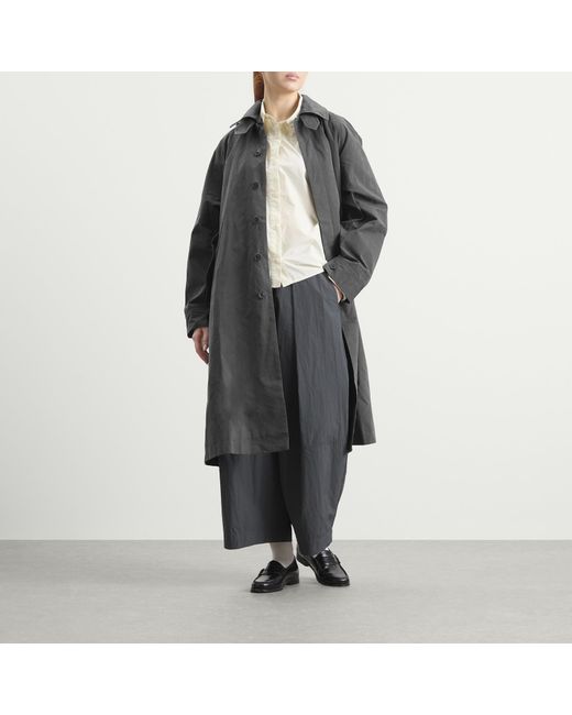 YMC Black Runner Trench Coat