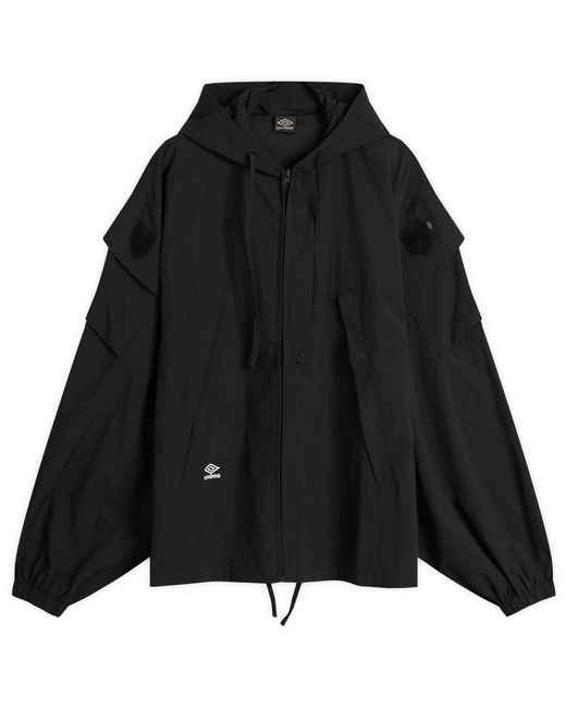Umbro by Slam Jam Black Tactical Windbreaker for men