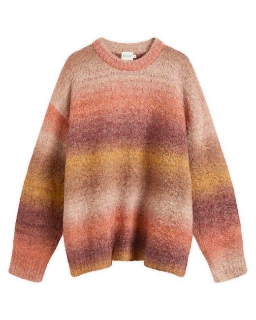 BOUND Pink Boucle Jumper for men