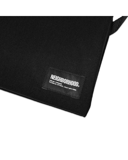 Neighborhood Black Mini Rectangle Bag for men
