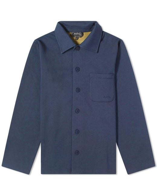 A.P.C. Charlie Work Jacket in Blue for Men | Lyst UK A.P.C. Charlie Work Jacket in Blue for Men | Lyst UK