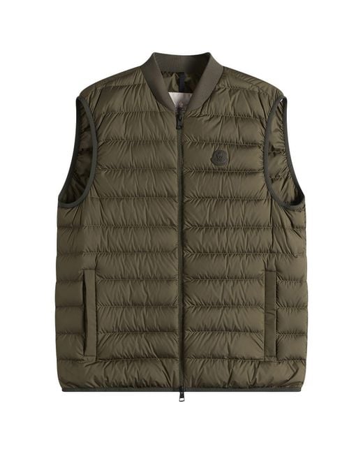 Moncler Green Froissel Vest for men