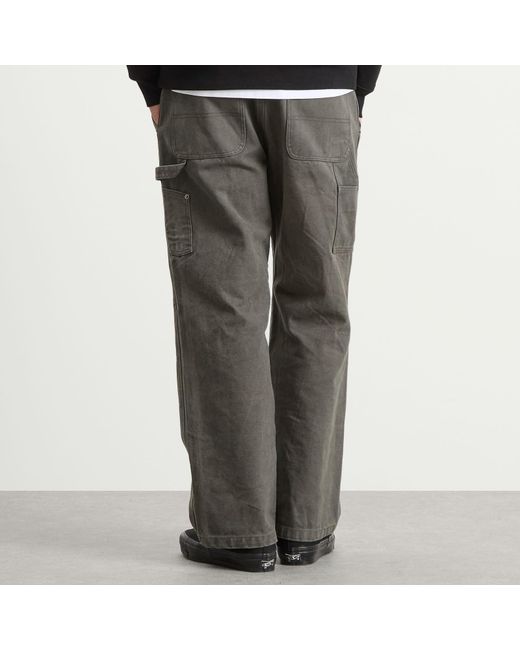 Umbro by Slam Jam Gray Shinguard Canvas Pants for men