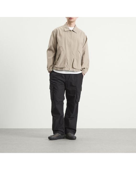 Snow Peak Natural Light Dobby Cloth Harrington Jacket for men