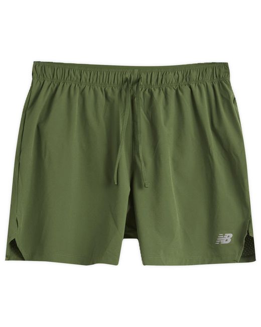New Balance Green Rc Short 5"