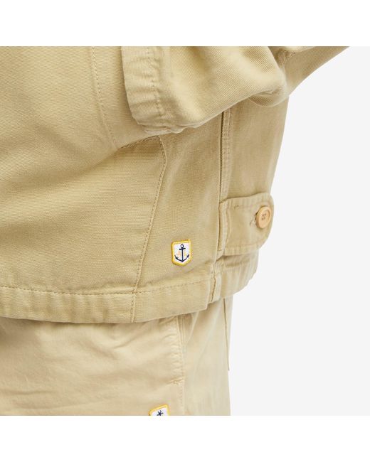 Armor Lux Natural Fisherman Chore Jacket for men