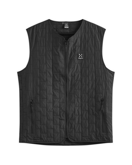 Haglöfs Black Mimic Companion Liner Vest for men