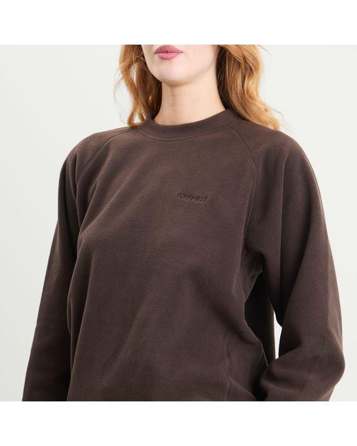 Gramicci Thermal Fleece Crew in Brown