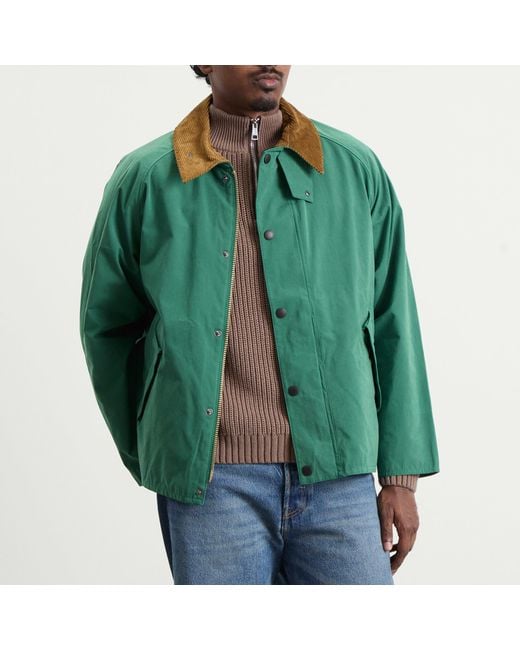 Barbour Green Os Transporter Casual Jacket for men