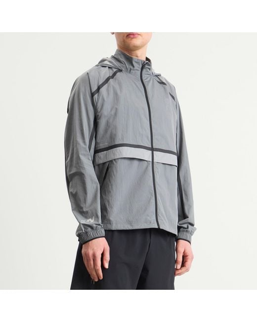 On Shoes Gray Performance Volt Jacket for men