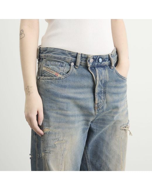 DIESEL Blue 1996 D-Sire Wide Leg Jeans