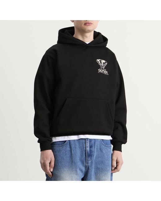 Butter Goods Black Terrain Hoodie for men