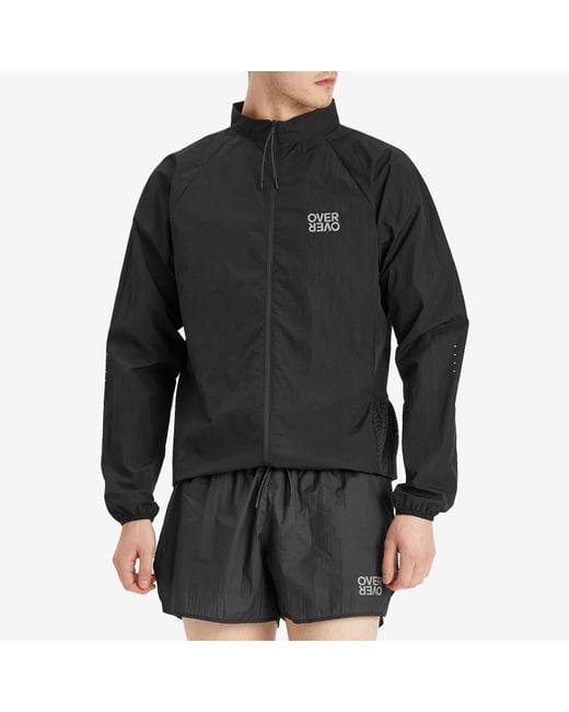 OVER OVER Black Track Jacket for men