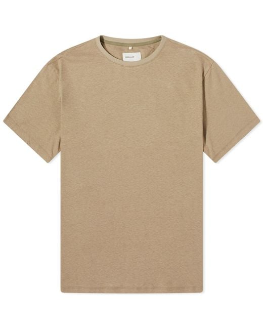 Satta Natural Flatlock Hemp T-Shirt for men