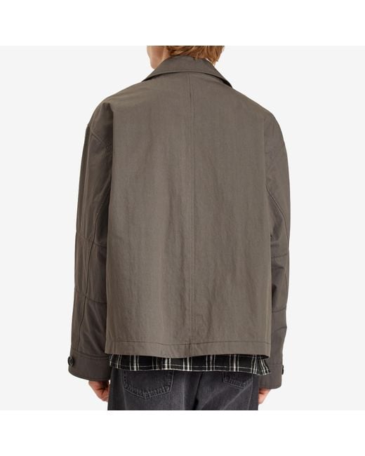 Our Legacy Brown Nylon Service Jacket for men