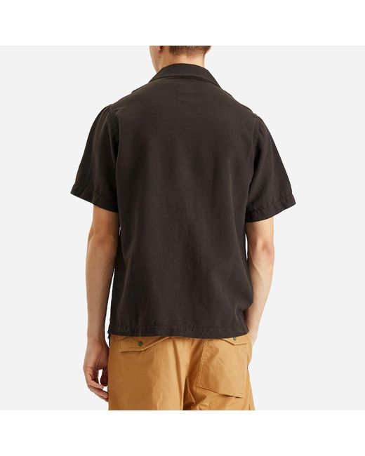 Maharishi Black Hemp Vacation Shirt for men