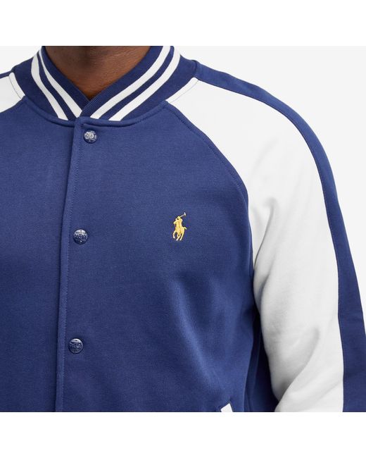 Polo Ralph Lauren Blue Lunar New Year Varsity Jacket for men