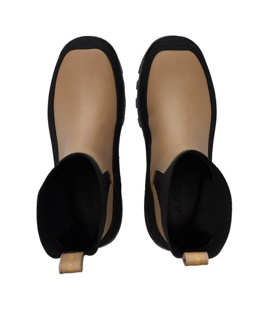 A.P.C. Natural Sacha Chelsea Boot for men