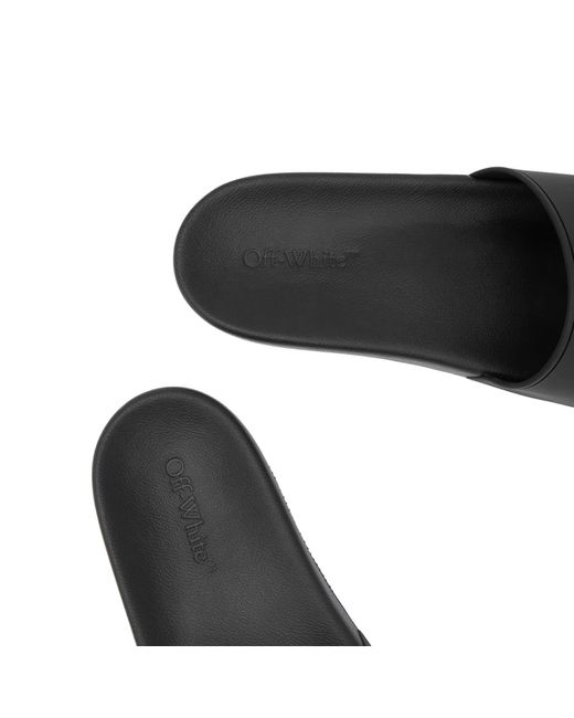 Off-White c/o Virgil Abloh Black Bookish Slides for men