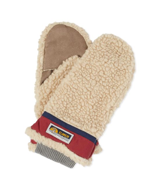 Elmer Gloves Natural Wool Pile Flip Mitten