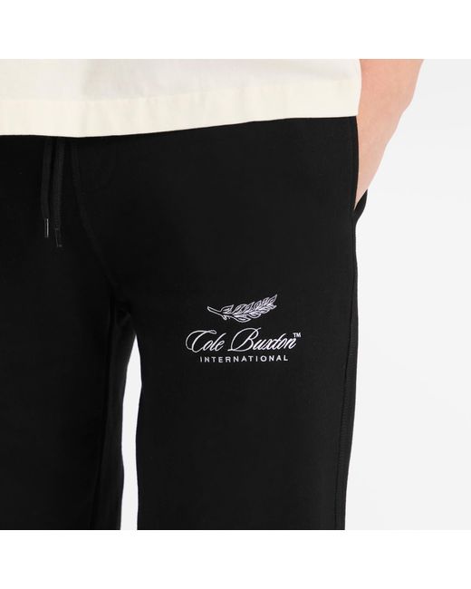 Cole Buxton Black International Sweat Pants for men