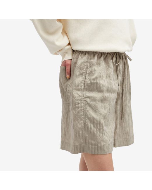 Studio Nicholson Natural Tie Front Short