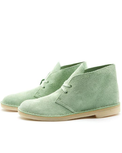 Clarks Desert Boot in Green for Men Lyst