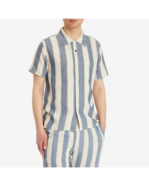 Kardo Blue Chintan Vacation Shirt for men