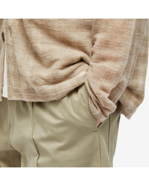 Jil Sander Natural Relaxed Elasticated Waist Pant for men