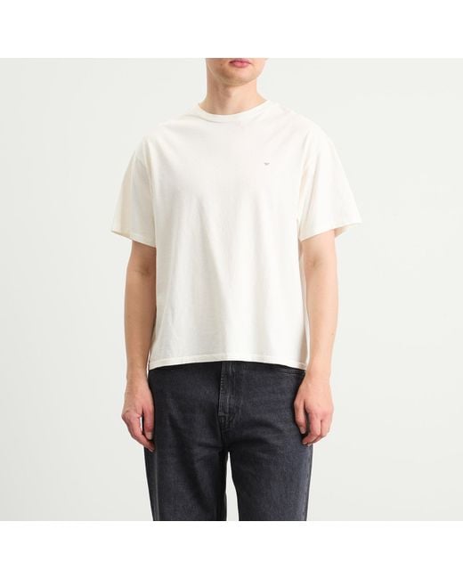 GALLERY DEPT. White Micro Logo T-Shirt for men