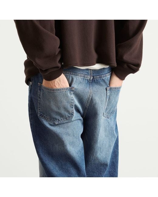 A.P.C. Blue Achille Jeans for men