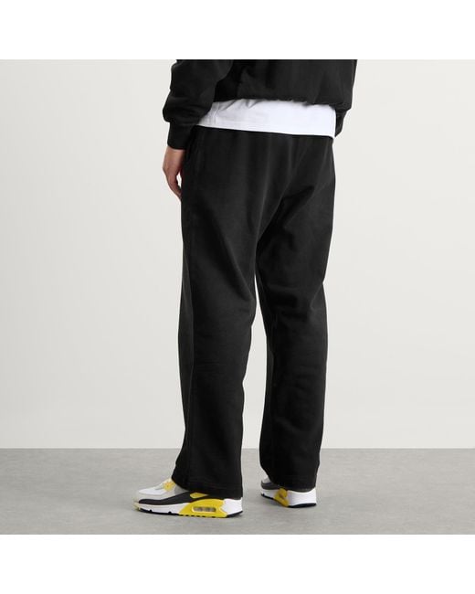 BBCICECREAM Black Oversized Arch Logo Sweatpants for men