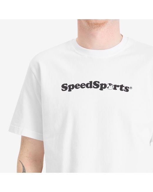 Pawa Speed Sports White Speed Sports T-Shirt for men