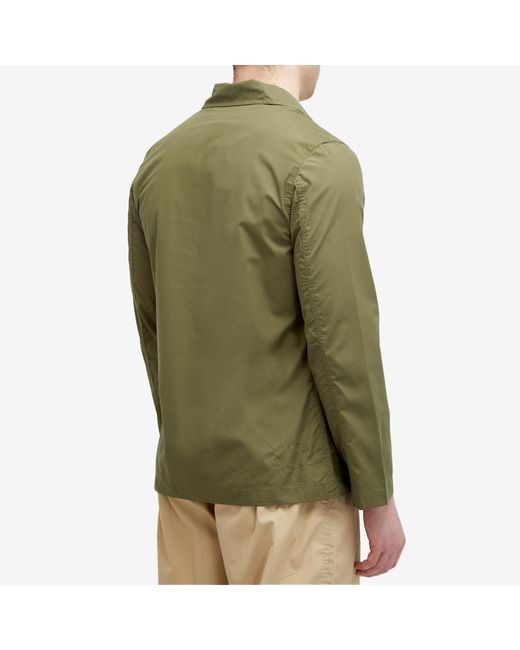 Universal Works Green Recycled Bakers Jacket for men